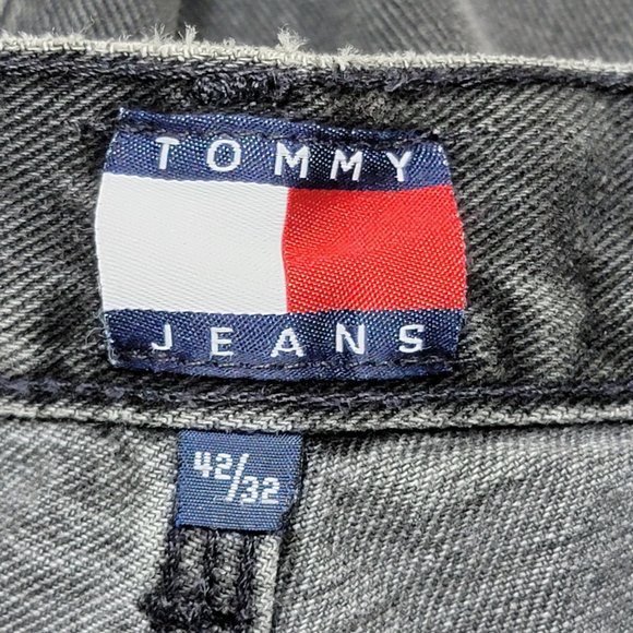 Tommy Hilfiger Vintage Black Jeans - BIG LOGO - 42 - Picture 8 of 9